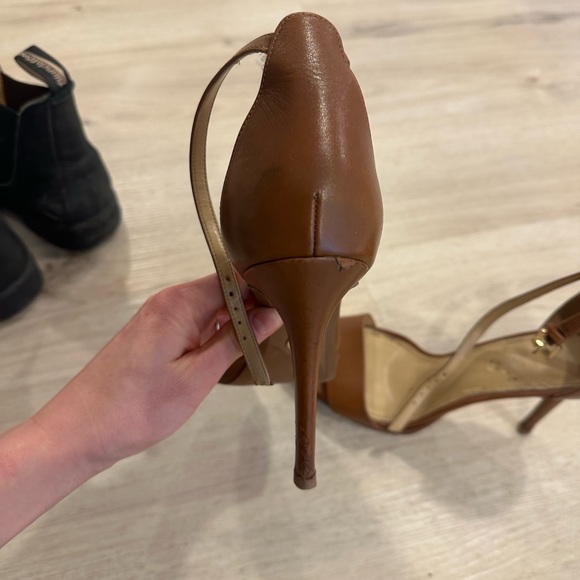 Elegant Brown Women's Heels - Picture 5 of 6